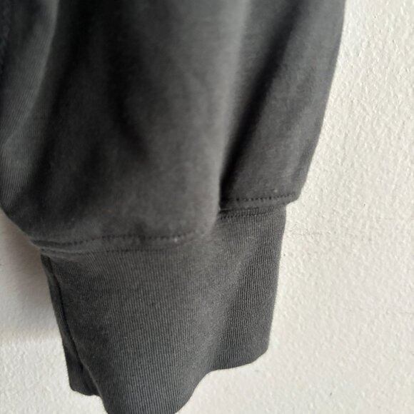 Reigning Champ Olive Green Quarter Zip Long Sleeve Polo - Medium - Picture 5 of 9